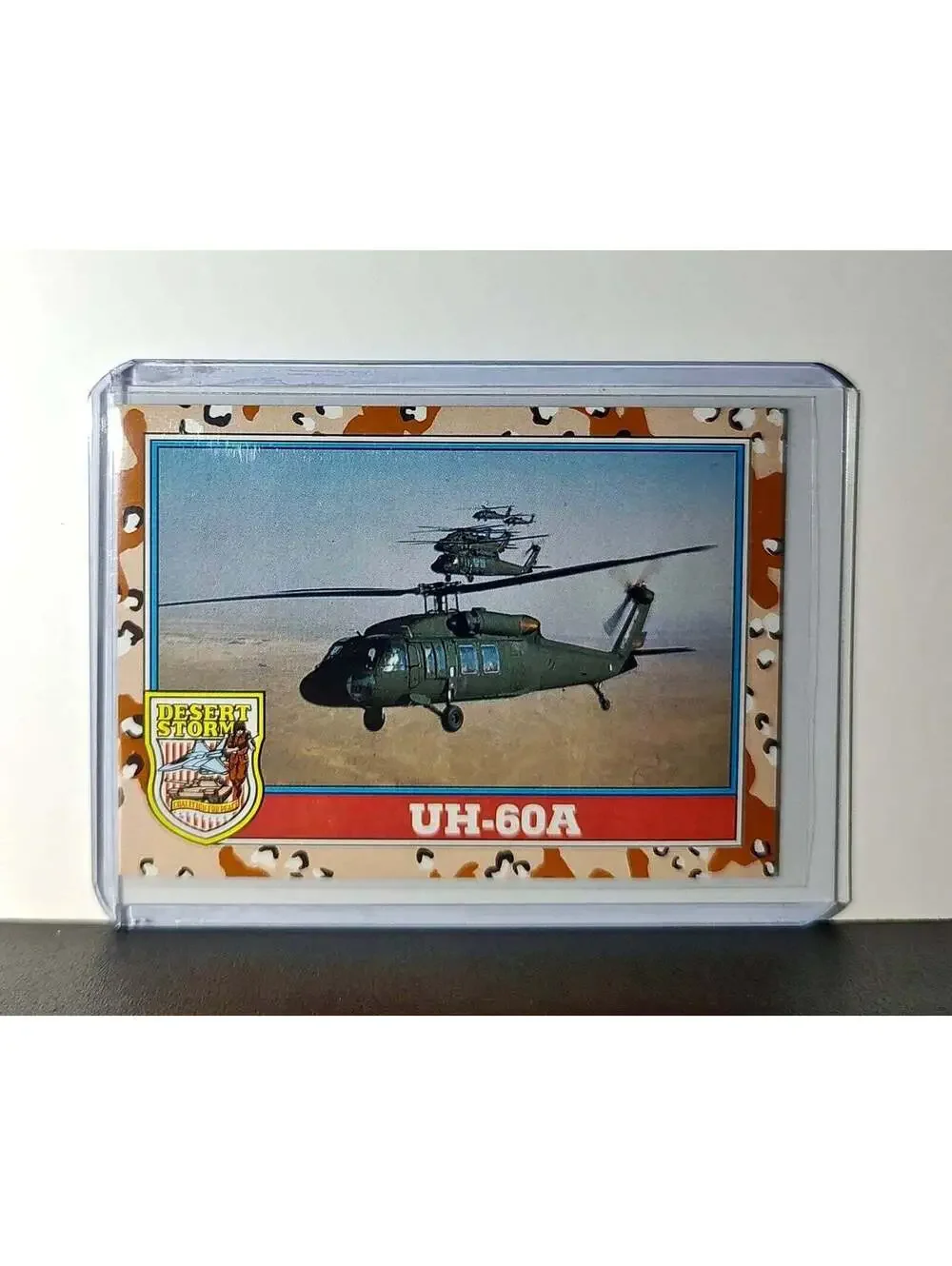 UH-60A Black Hawk 1991 Topps Desert Storm #130 Card